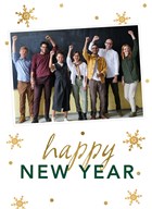 nieuwjaar fotokaart happy new year groep